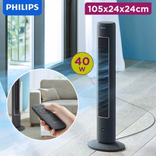 Philips 5000 Series Digital Tower Fan 40W 105cm with Remote