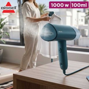 Foldable Handheld Garment Steamer 1000W 100ml by PHILIPS