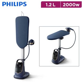 1.2L Garment Steamer with Ironing Board 2000W by Philips