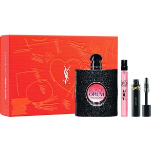 طقم هدية Black Opium للسيدات 3 قطع EDP من Yves Saint Laurent