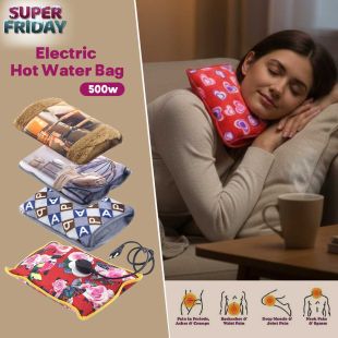 500W Electric Hot Water Bag (Assorted Colors)