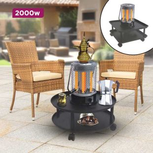 2000W Electric Heater with Square or Round Table