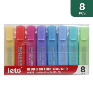 Highlighter Pack of 8 - Assorted Color