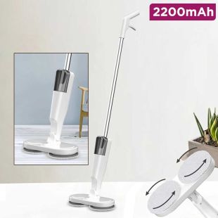 Rechargeable Spin Mop with Water Spray