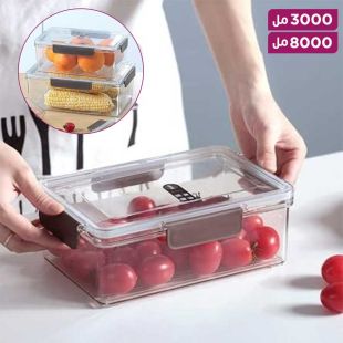 أوعية تخزين طعام بأغطية
