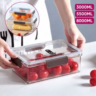 Food Storage Container with Secure Lid