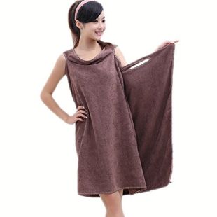 Women’s Microfiber Bath Towel Robe