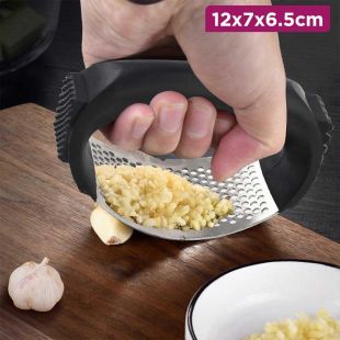 Manual Rocker Stainless Steel Garlic Press