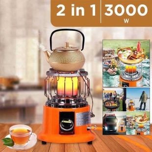 2 in 1 Portable Heater and Stove 3000W