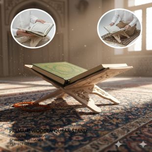 ستاند قرآن خشبي قابل للطي