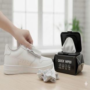 مناديل تنظيف فورية للأحذية والمنتجات الجلدية 30 منديل