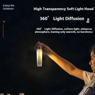 Rechargeable LED Camping Light with Multiple Modes and 360° Illumination
