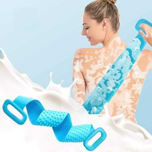 Silicone Body Back Scrubber 70 × 12 cm - Assorted Colors