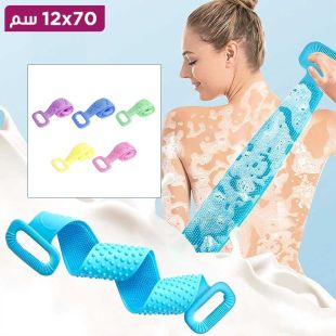 فرشاة تنظيف الظهر  من السيليكون 70 × 12 سم - ألوان متنوعة