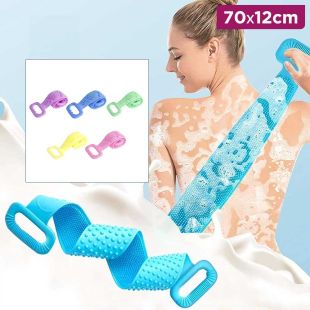 Silicone Body Back Scrubber 70 × 12 cm - Assorted Colors