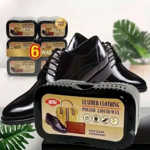 Aoki Pack of 6 Leather Clothing Polish Liquid Wax