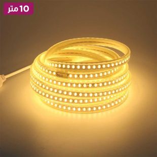 10 متر حبل إضاءة LED لون أصفر دافئ