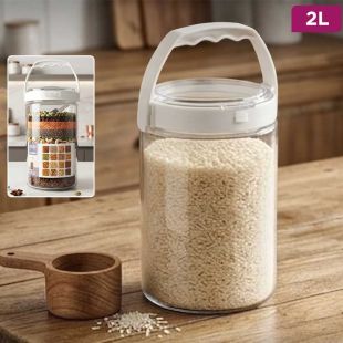Airtight Glass Spice Storage Jar 2L