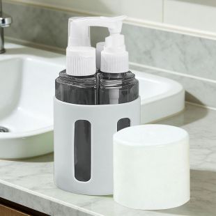 4-in-1 Travel Toiletry Bottle Set