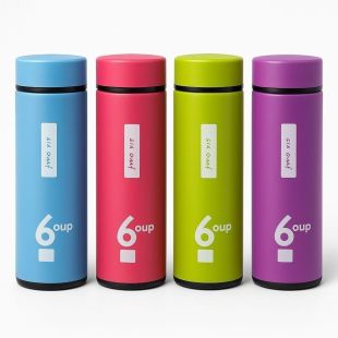 450ml Glass Water Bottle with Leak-Proof Lid