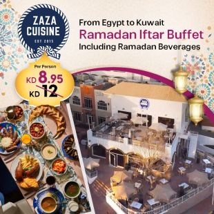 Make Your Ramadan Special with Iftar Buffet and Drinks at ZAZA Cuisine