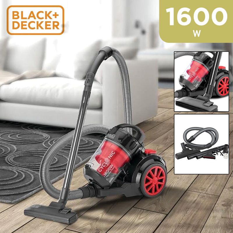 Black+Decker 1600W Bagless Cyclonic Vacuum Cleaner 2.5L