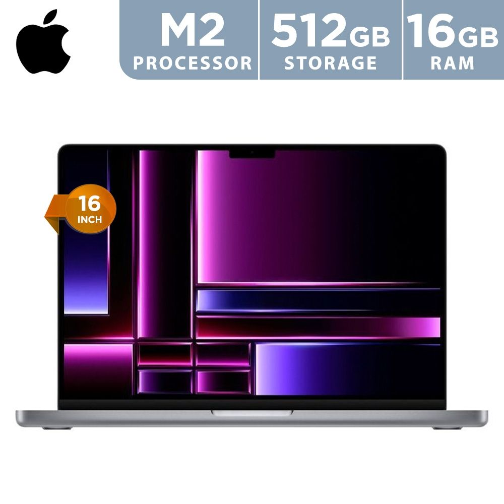 لابتوب ماك بوك برو M2 Pro رام 16 جيجابايت سعة تخزين 512 جيجابايت SSD شاشة 16 بوصة