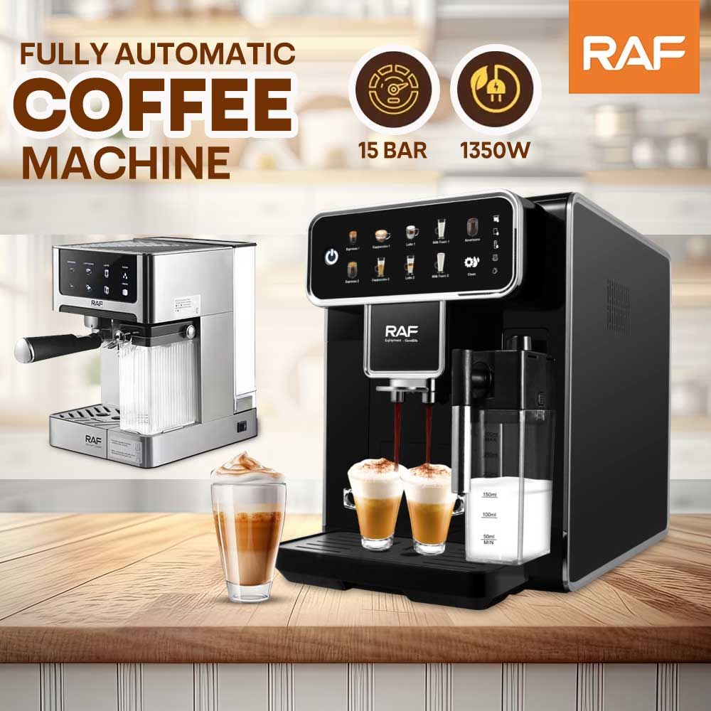 RAF Automatic 15 Bar Coffee Machine 1350W by -Config