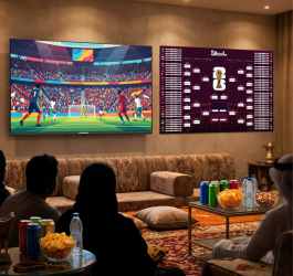 ديوانية كأس العالم 2026 في الكويت — شاشة + رسيفر beIN + جدول المباريات + سناكات