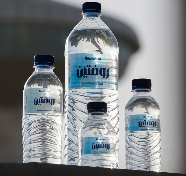 عبوات مياه الروضتين المعدنية الطبيعية