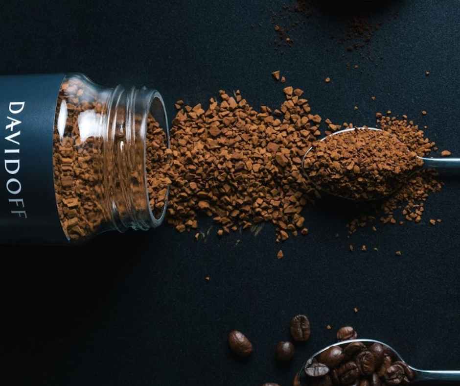 Spoon of Davidoff Instant Coffee